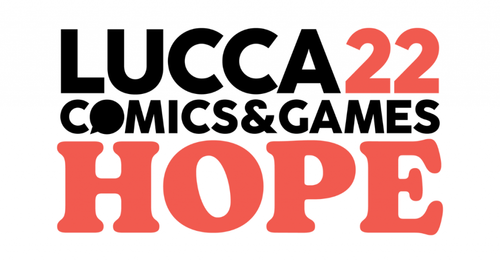 Logo ufficiale della manifestazione Lucca Comics and Games 2022 - Hope